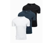 Pánské hladké tričko - mix 3-pack Z29 Bílá, L