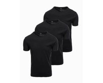 Pánské hladké tričko - mix 3-pack Z29 Černá, L