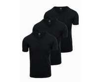 Pánské hladké tričko - mix 3-pack Z29 Černá, S