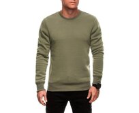 Pánská mikina EM-SSNZ-22FW-019 V7 - tmavě šedá melanžová Olivová, S