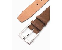 Pánský opasek - hnědý A593 Hnědá, L/XL, L/XL cm