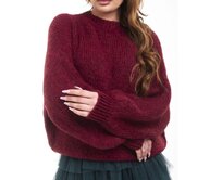 Dámský svetr ELR024 - ecru Béžová, Univerzální