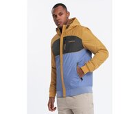 Kurtka męska sportowa z kapturem C447 - V8 Modrá, S