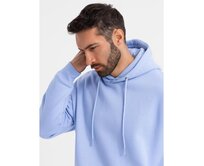 Unisex mikina s kapucí a kapsami - levandulová V9 OU-SNBC-0105 Fialová, M/L