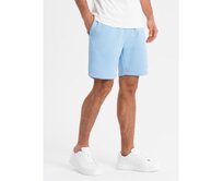 Unisex tepláky se stahovací šňůrkou v pase - modrá V8 OU-SRBC-0101 Světle modrá, M/L