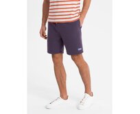 Unisexové kraťasy se stahovací šňůrkou v pase – fialové V13 OU-SRBC-0101 Fialová, M/L