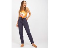 Dámské kalhoty látkové, rovné SUBLEVEL grafitové Grafitová, XS