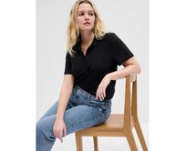 Polo tričko pique Černá, XXS