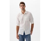 Lněná košile standard Bílá, M