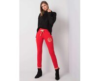 Dámské tepláky teplákové SIMONE červené Červená, S