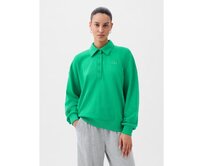 Mikina s límečkem Zelená, S