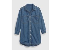 Dětské džínové šaty Modrá, M