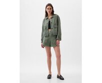 Bunda utility relaxed Zelená, L