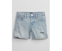 Dětské džínové kraťasy Modrá, 8