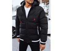 Pánská zimní bunda bomber WINA černá Černá, 3XL