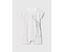 Baby bavlněný overal Šedá, 0-3M