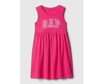 Dětské šaty s logem Růžová, 18-24M