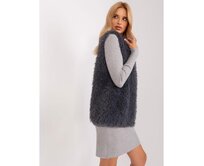 Dámská vesta s podšívkou OCH BELLA grafitová Grafitová, S