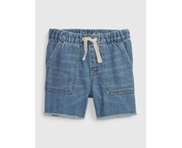 Dětské džínové kraťasy Modrá, 0-3M