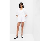 Kraťasy s pružným pasem Bílá, XL