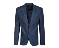 Pánské jednořadové sako v barvě indigo Modrá, XL/56