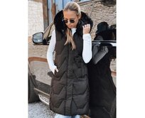 Dámská prošívaná vesta, černá Černá, S