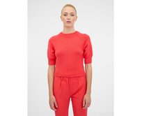 Červený dámský svetr s krátkým rukávem Červená, M