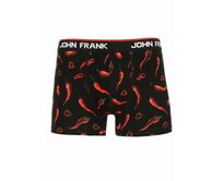 Pánské boxerky John Frank JFBD318 Černá, L