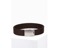 Pánský žíněný pás BRAIDEN hnědý Hnědá, Univerzální, Univerzální cm