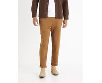 Kalhoty Coventi s pružným pasem Hnědá, L