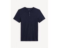 Tričko henley Geliney Černá, S