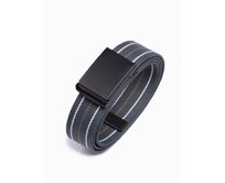 Pánský žíněný opasek PETER šedý Šedá, Univerzální, Univerzální cm