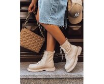 Dámské boty MOONSTONE béžové Béžová, 36