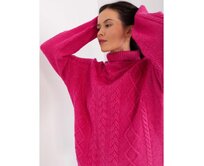 Světle žlutý oboustranný svetr s výstřihem do V Růžová, Univerzální