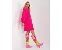 Tmavě růžový oversize svetr s viskózou Růžová, Univerzální