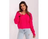 Černý oversize svetr s příměsí alpaky Růžová, Univerzální