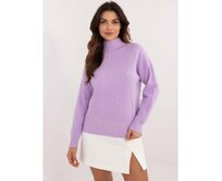 Fuchsiová pletená oversize sukně Fialová, Univerzální