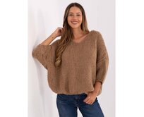 Camelový dámský svetr s příměsí alpaky Karamelová, Univerzální