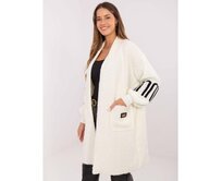 Ecru dámský bouclé kardigan s kapsami Ecru, Univerzální