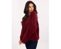 Fluo zelené mini pletené šaty s výstřihem do V RUE PARIS Kaštanová, Univerzální