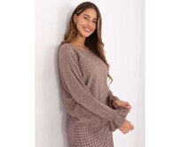 Fango dámský svetr s volánky na rukávech Vícebarevný, Univerzální