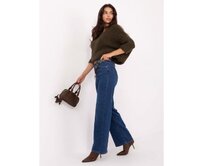 Khaki dámský svetr s příměsí alpaky Khaki, Univerzální