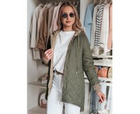 Dámská přechodová bunda s kapucí LUMERA zelená Zelená, XL