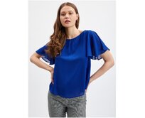 Modrá dámská halenka Modrá, 36