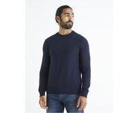 Svetr Bepic s kulatým výstřihem Modrá, M