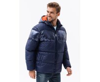 Pánská bunda zimní NORM tmavě modrá Námořnická modrá, S