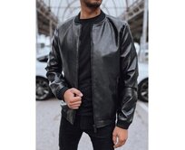 Pánská kožená bunda bomber černá TX4706 Karamelová, XXL