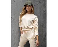 Dámská klasická mikina krémová Béžová, S