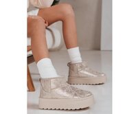 Dámské sněhule, semišové béžové Béžová, 36