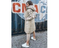 Dámská prošívaná zimní bunda LESSI béžová Béžová, S